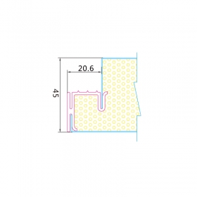 PVC2521配45板（45mm）